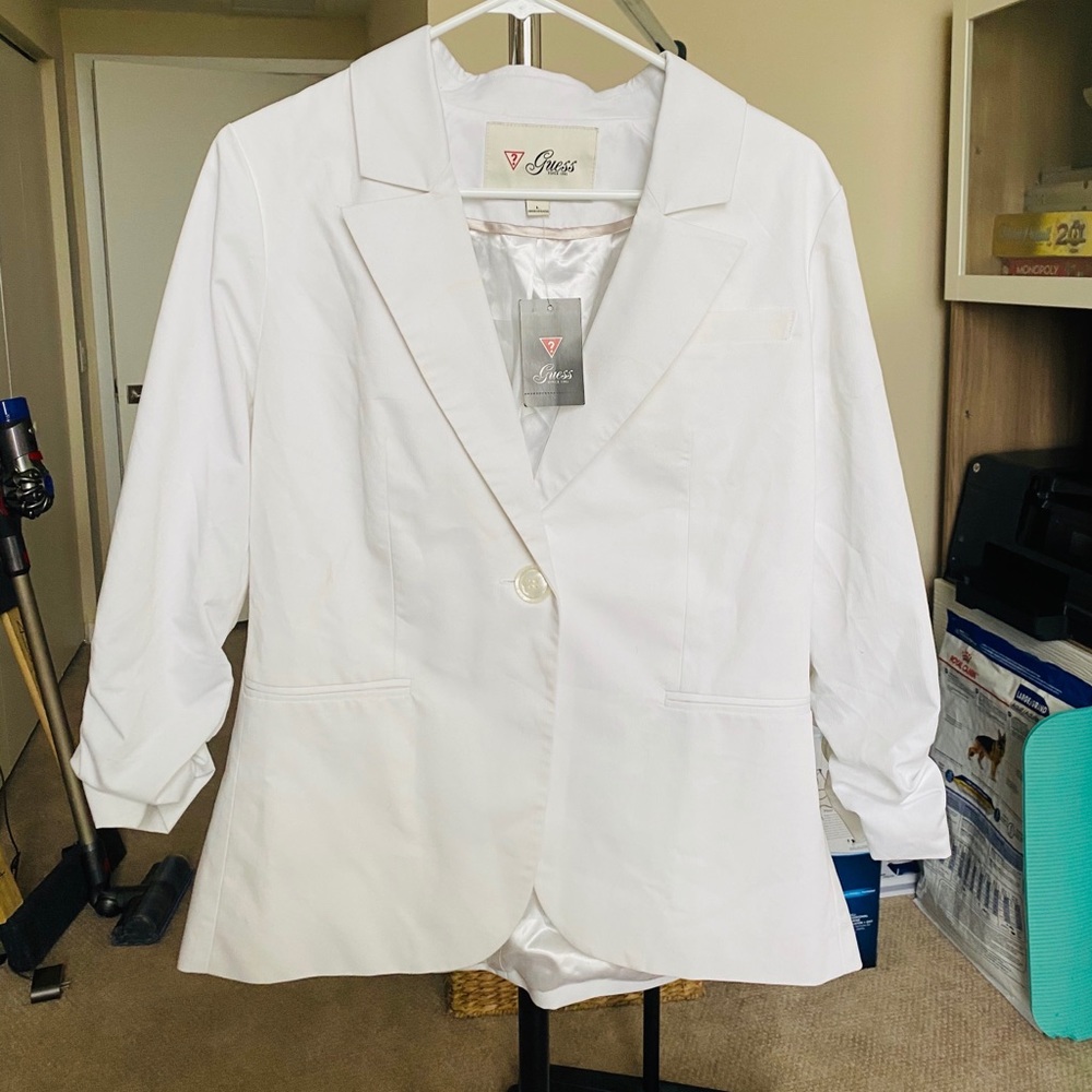 White Guess Blazer